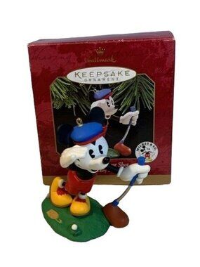 Hallmark Keepsake Mickey’s Long Shot Ornament with Box